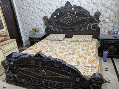Bed and Dressing table