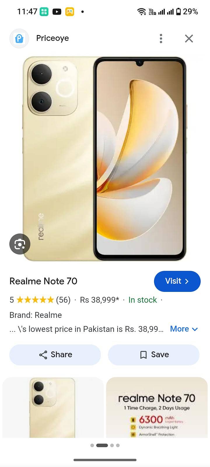 REALME NOTE 70 1