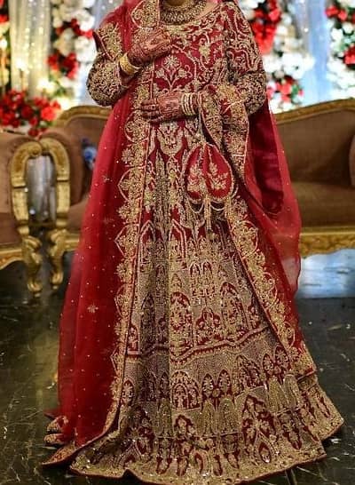 Bridal lahnga dress