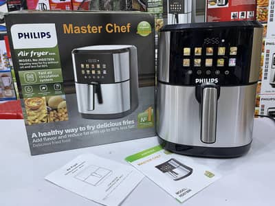 Air Fryer 8 Liter Capacity Full Digital Double Element Fast Cooking