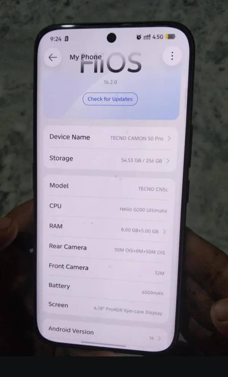 Tecno CAMON 50 Pro 0