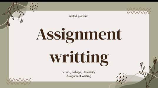 assisgnment writting