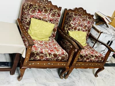 Original Shesham Wood Sofa Set