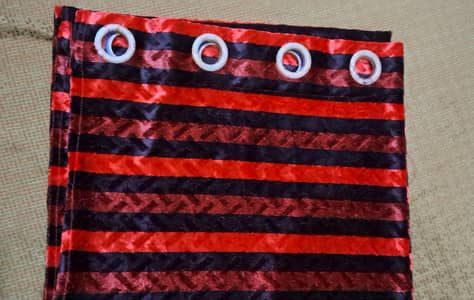 New 4 curtains length 9 feet urgent for sale