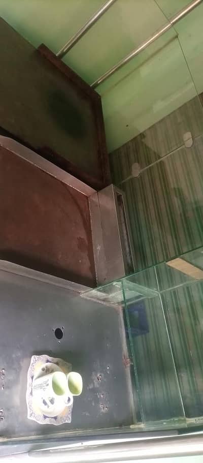 shami burger + shawarma counter steel ka bana howa hey urgent sale krn