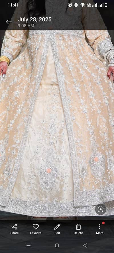 Bridal walima maxi