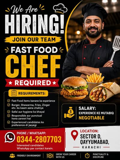 hiring fast food chief