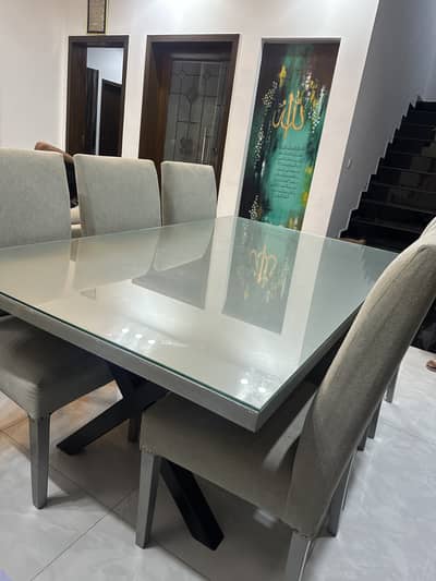 Elegant 6-Seater Dining Table Set