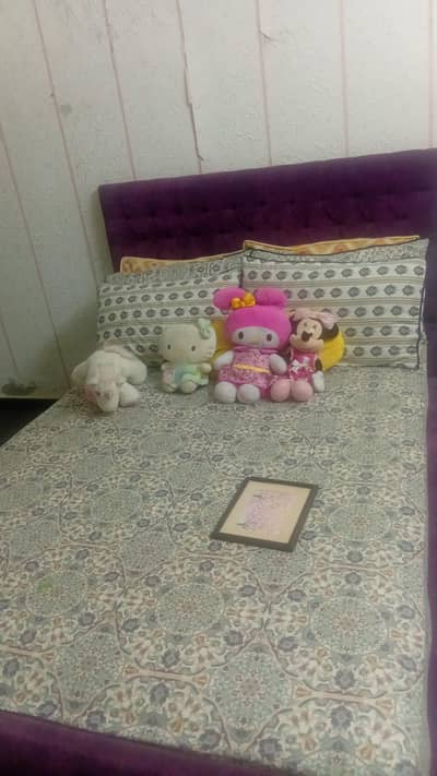 queen size bed with mattress for sale