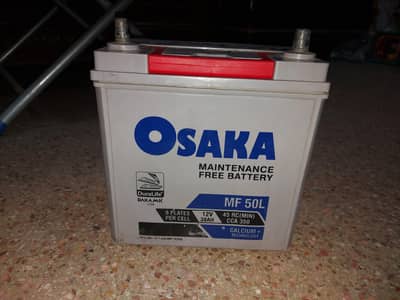 Osaka 50 amp battery boht achi condition me hy
