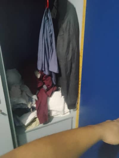 Wooden 3 Door Wardrobe in Good Condition