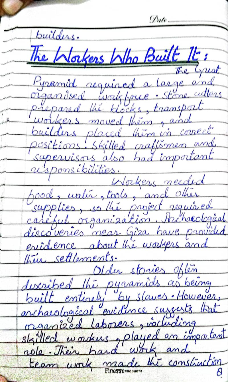 Handwritten Assignment & Homework Services 3
