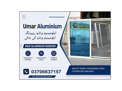 Aluminium Windows Repairing | New Aluminium Windows | Glass Work