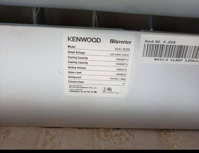 Kenwood 1.5 inverter ac