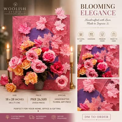 3D floral Art