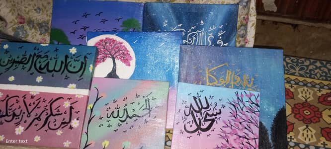 hand made canvas painting