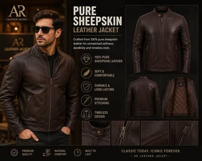 AR pure Leather jackets