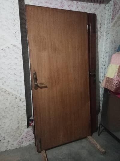 2 Piece Pure wooden Door For sale