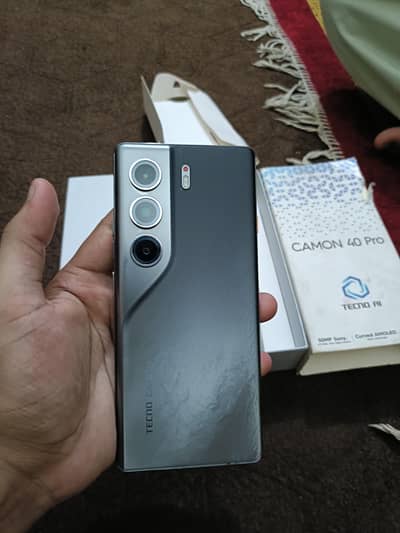 Tecno Camon 40 Pro 8+8/256gb With Full Box