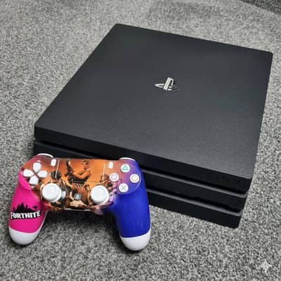 PS4 Pro 1TB Console with 1 customer Controller