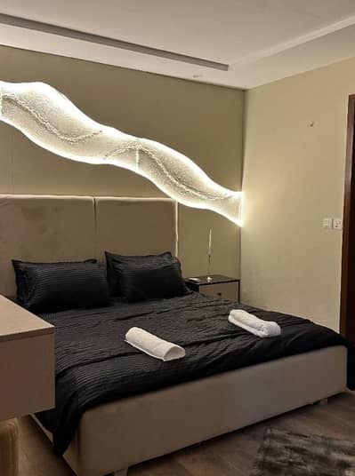 Daily, & Weekly Basis Two Bedroom Fully Furnished Luxury Apartments Available For Rent, Location:- Bahria paradise Commercial Distance Walking G. T, Road Islamabad & Gulberg Greens Islamabad Luxury Apt Available