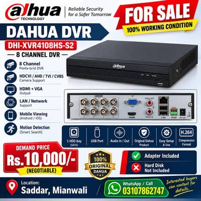 DAHUA 8 Channel