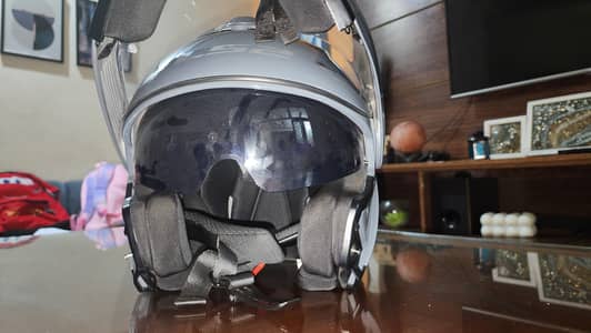 LS2 Modular Helmet FF345 Gray only 10 rides used.