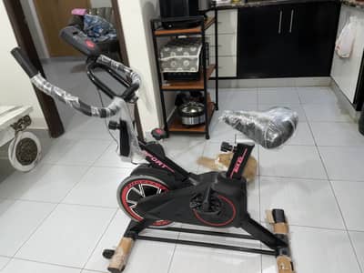 Spin Exercise Bike with LCD Display