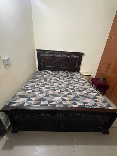 pure wood bed