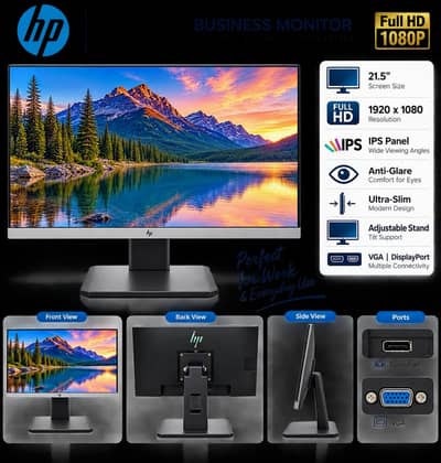 21.5-inch Full HD (1920 x 1080) IPS business monitor