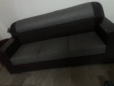 Brown color sofa set