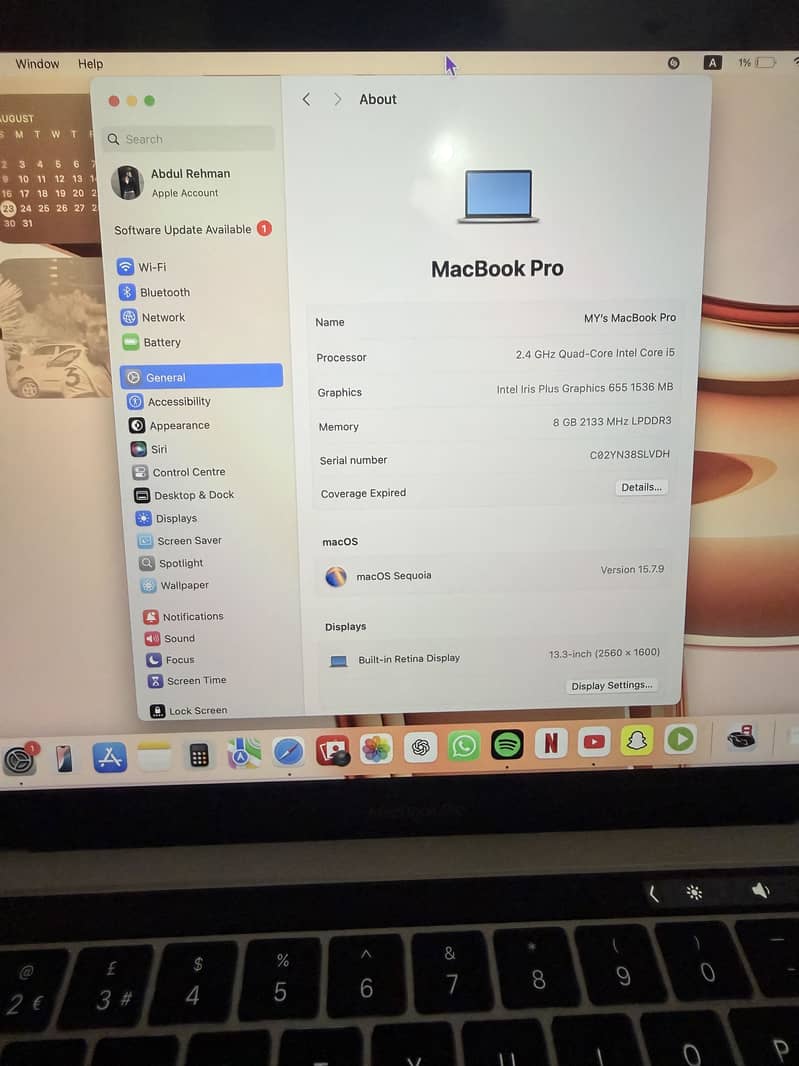 Macbook Pro 2019 2