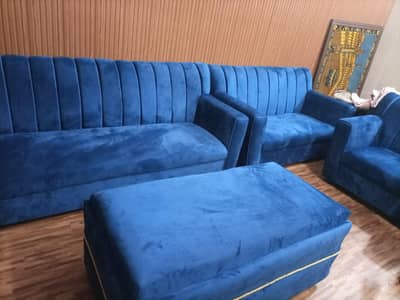 6 seater sofa set with setti
