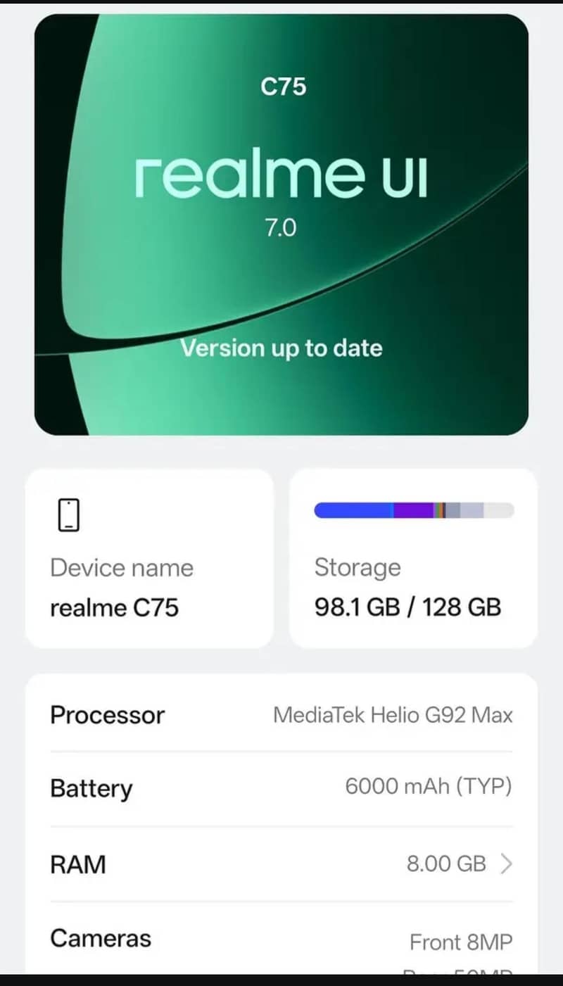 Realme C75 7
