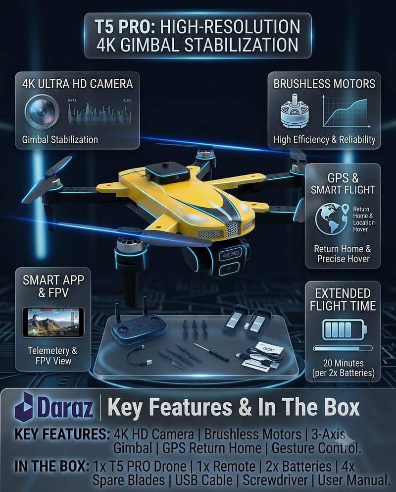 T5 PRo drone camera 2