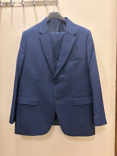 Three piece suit- English Blue Color
