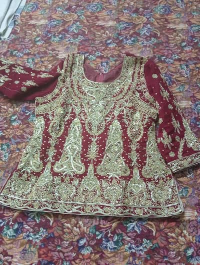 *Bridal Anari Red Heavy Lehenga - 1 Time Used 4 Hours Only - Like New*