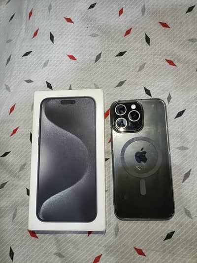 Apple iPhone 15 Pro Max 256 gb factory unlock with box phy + E sim