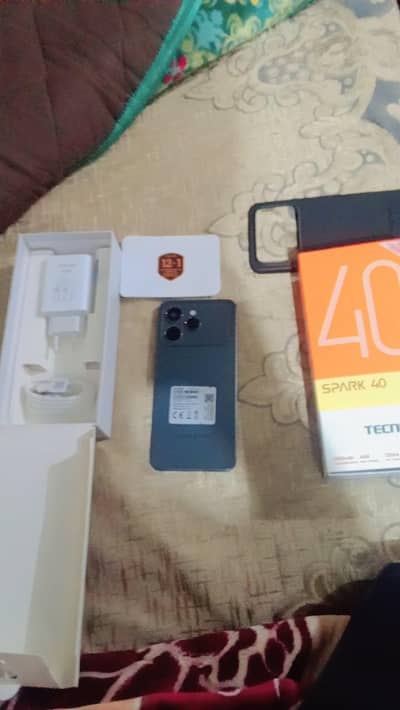 Tecno spark 40 Black color 12.128