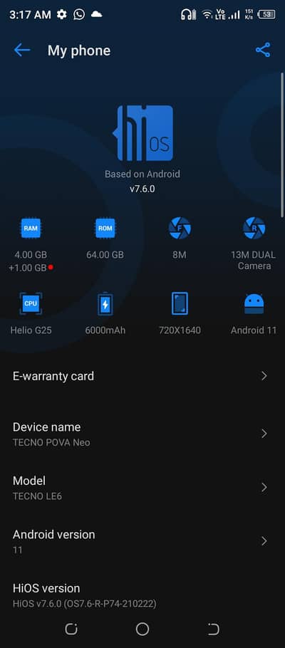 Tecno Pova  Neo