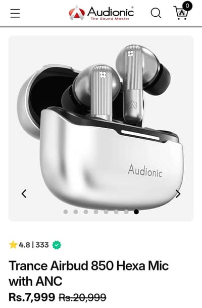 Audionic Trance 850 Hexa Mic With ANC