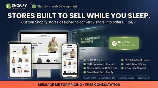 Professional Shopify Design & Development – Build Your Online Store