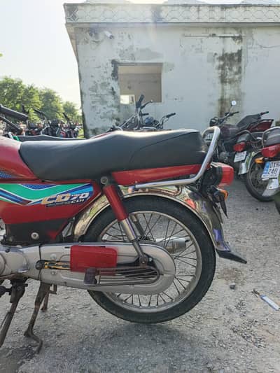 CD 70 2018 model, Punjab number.