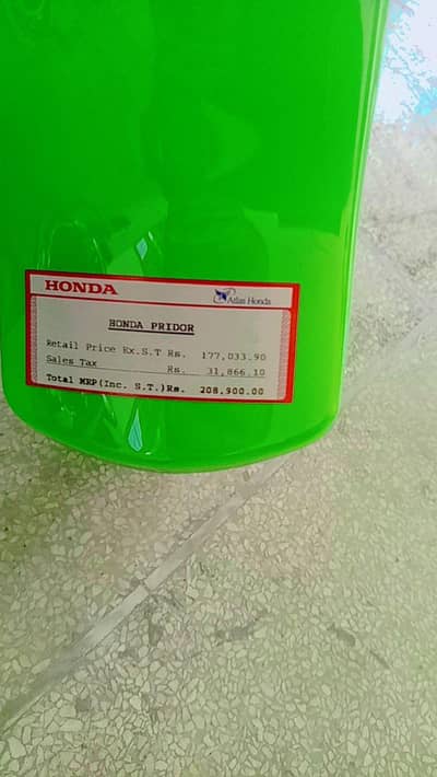 Honda prider 100 cc green