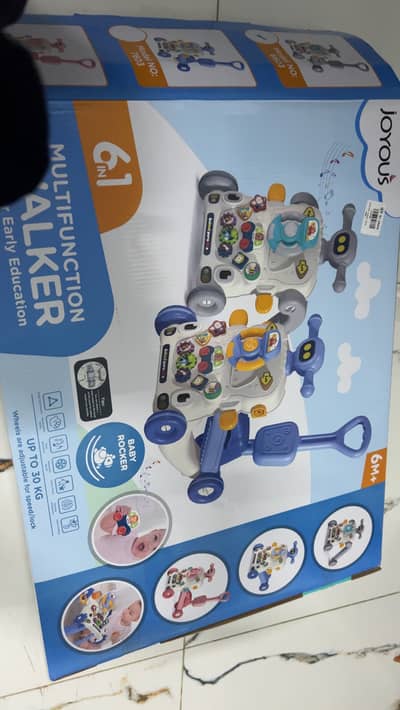 5in1 swing tricycle scooty push walker