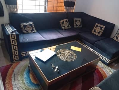 Urgent Sale! Complete Sofa Set with Table – Just Rs. 30,000 