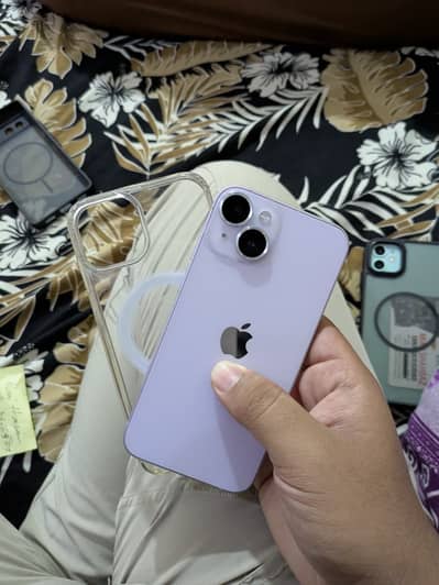 Apple iPhone 14 in purple colour
