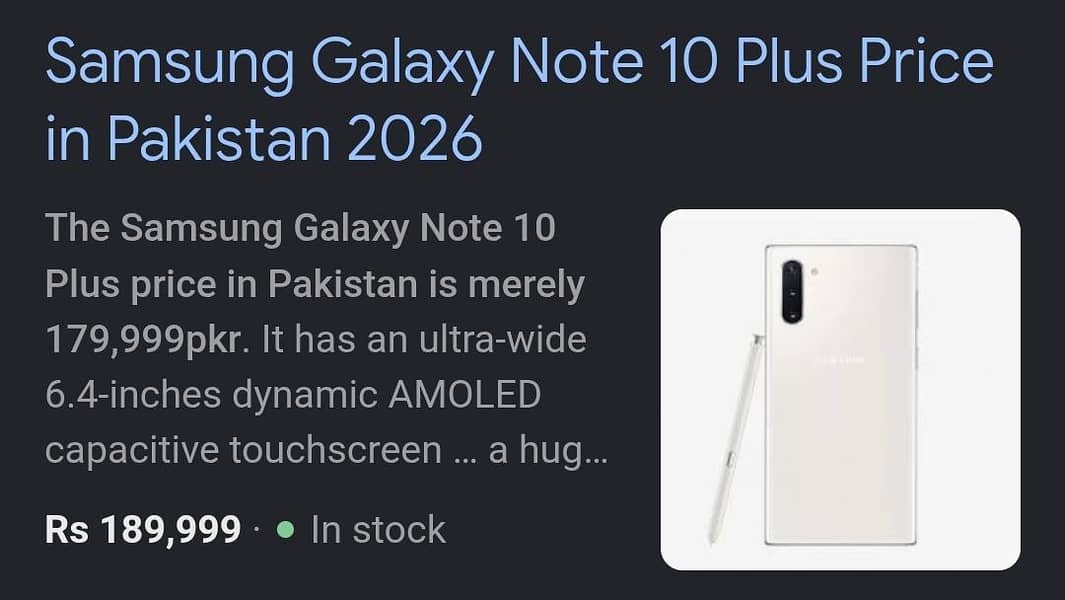 Samsung Mobile Note10 plus 2