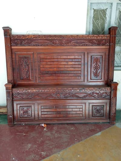 solid wood bed set