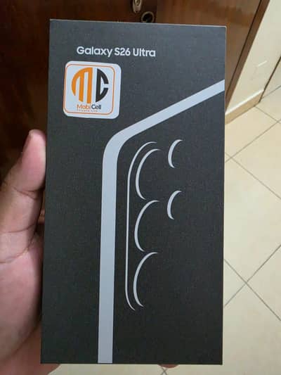 Samsung S26 Ultra Officially PTA Approved 256Gb Complete box.